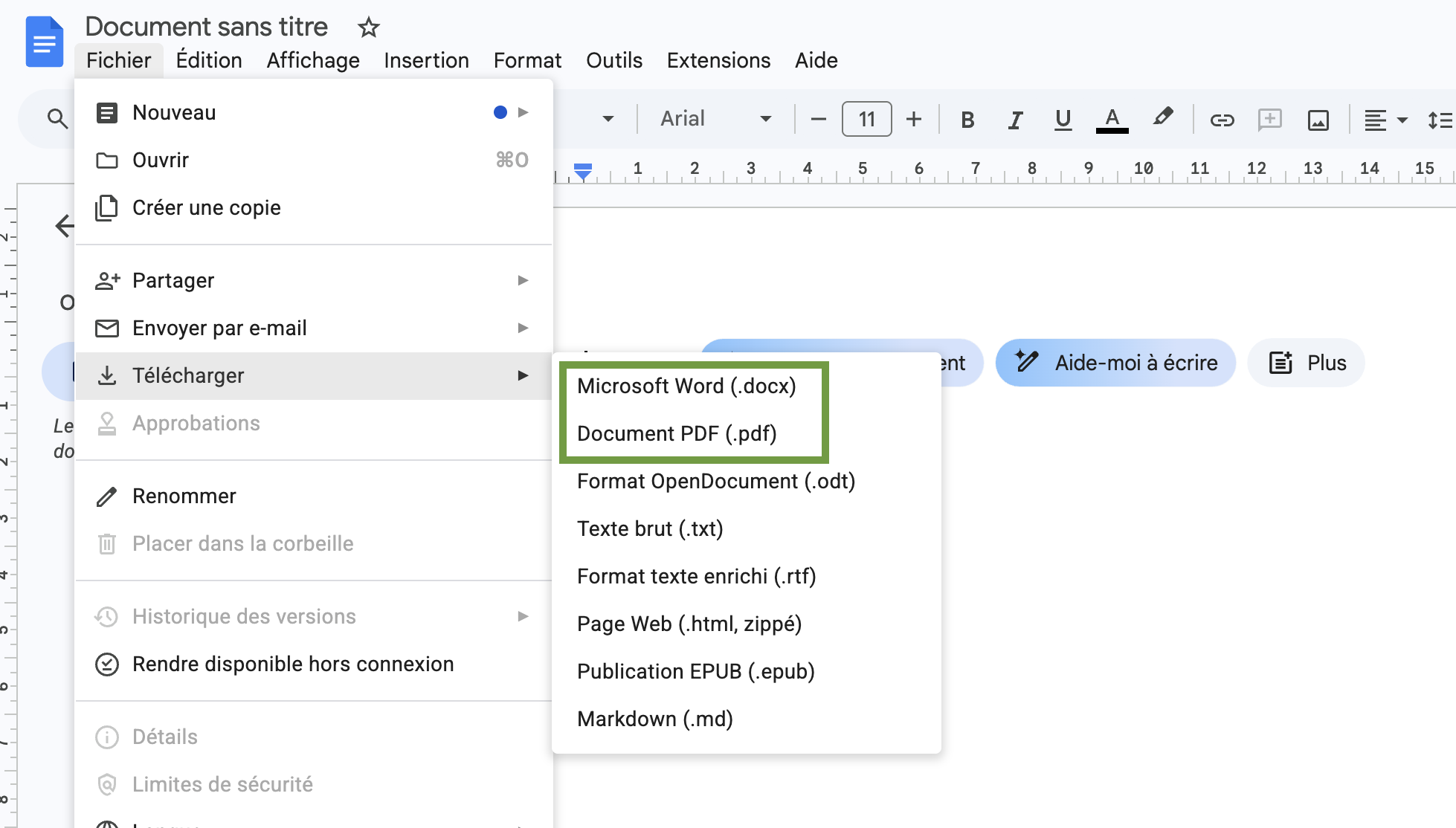 Exporter un formulaire Google Forms en PDF