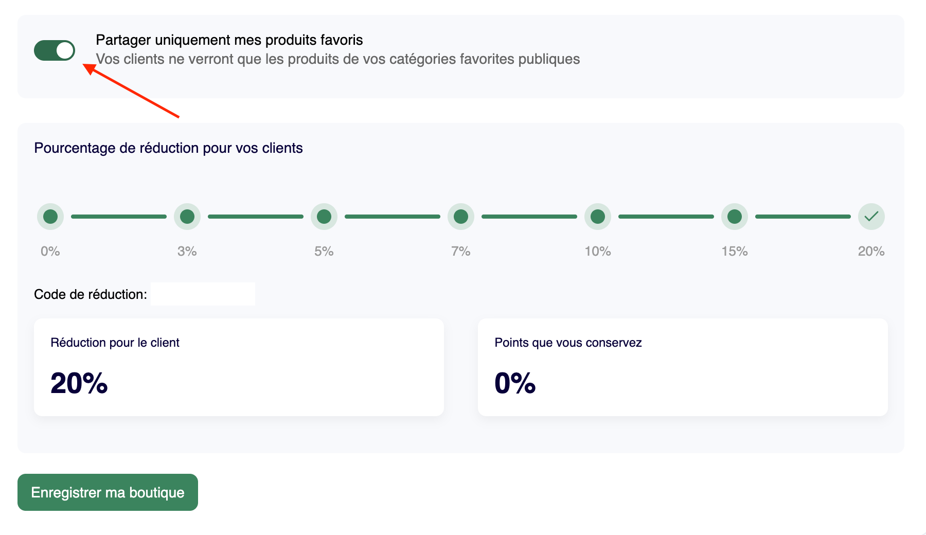 Créer une nouvelle catégorie de favoris